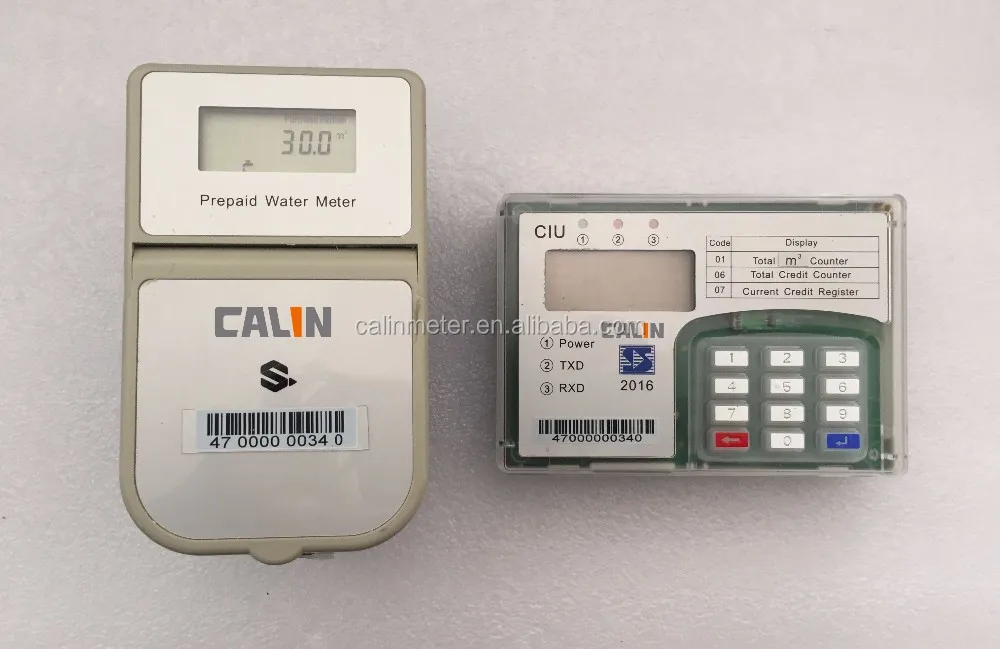 Professional Wholesale Good Quality Sts Keypad Prepaid Smart Wireless Water Meter