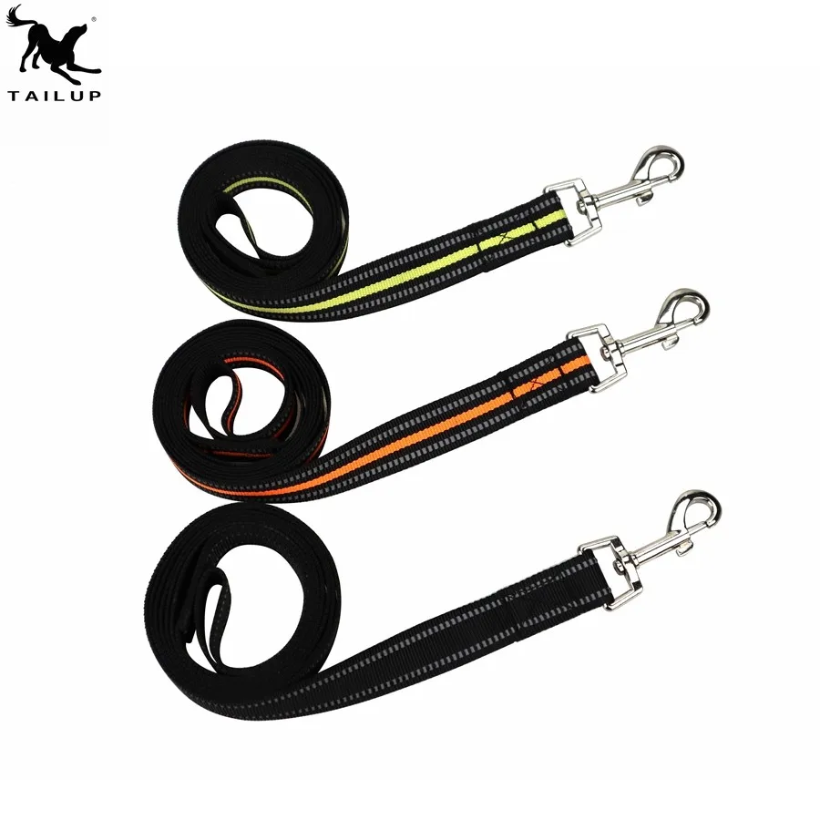 Factory wholesale highlight reflective nylon dog leash lead rope