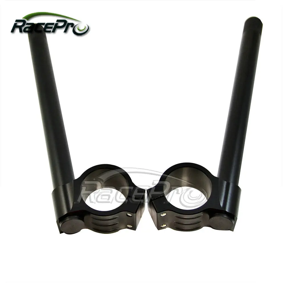 43mm Top Quality Billet Cnc Machined universal Motorcycle Clip-on Handlebars For Honda VFR800 VTEC