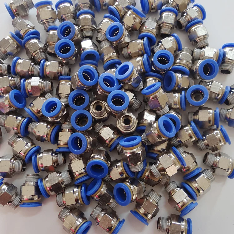 Air Pneumatic One Touch Push In Fittings Plastic Quick connectors PC 12 mm-1/2 for Air Compressed System