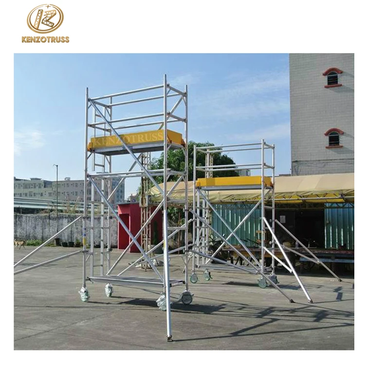 Cheap used aluminum mobile scaffold ladder tower