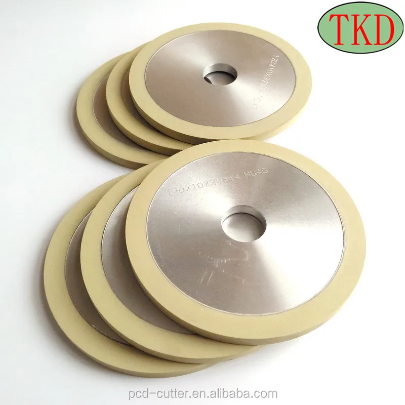 Ceramic bond diamond bruting wheel 1A1 flat grinding wheels