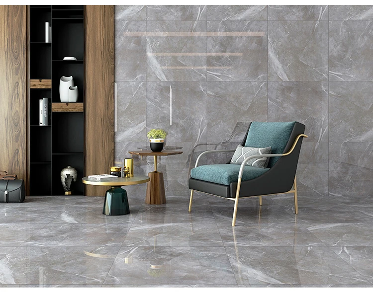 Tiles and building material 60x60cm hot sale cheap price blue glazed polished floor tiles
