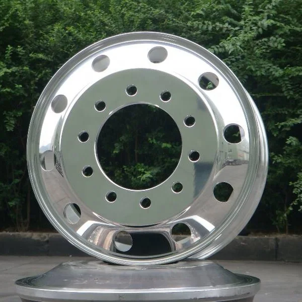 24.5*8.25 PCD335 Polished Truck Aluminum wheel