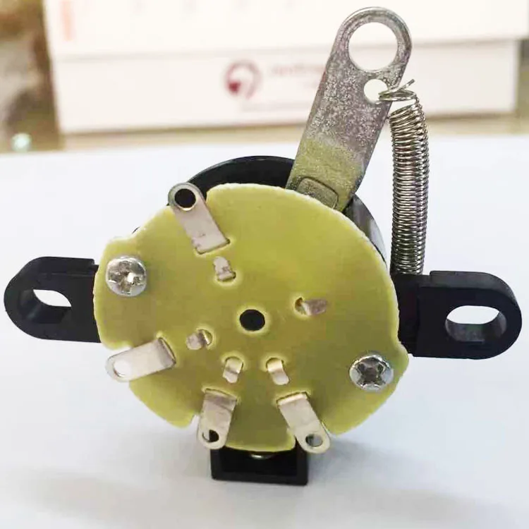 Towei 360 degree fan regulator switch supplier 4A~120V 3(2)A~250V t125 8 position 3 speed wall fan rotary switch with pull rope