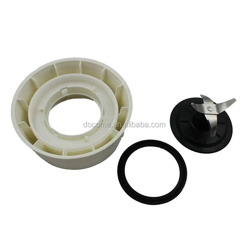 National Blender Glass Jar Base with Stainless Steel Blade and Gasket Blender Jar Bottom Blender Bottom Base