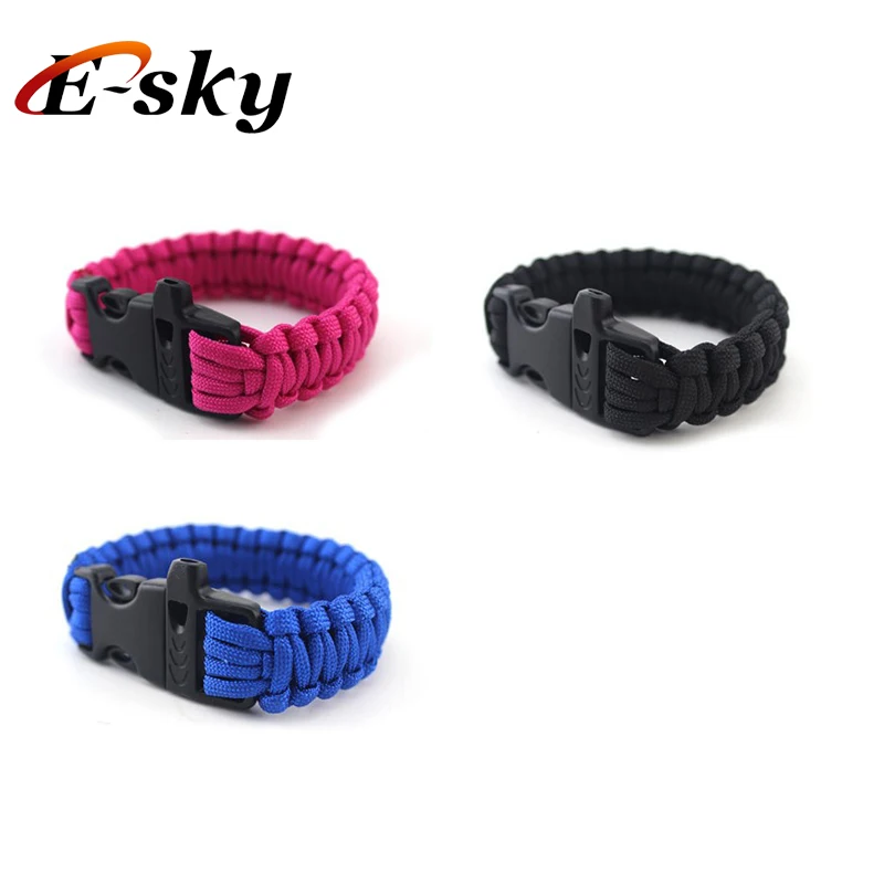 Braided Nylon Paracord Cord Survival Bracelet