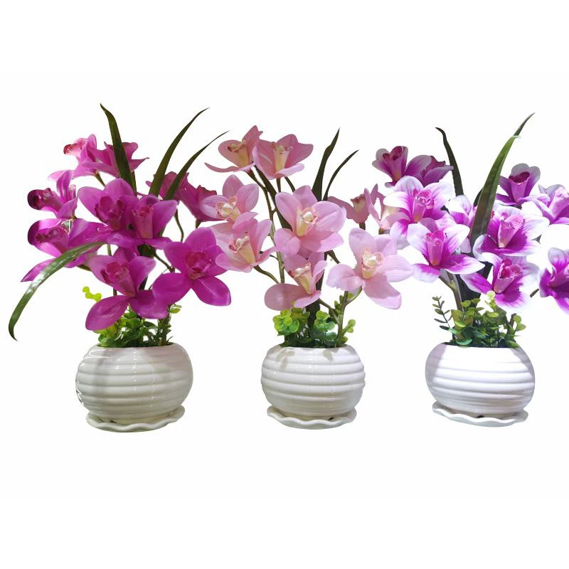 High quality potted artificial marigold decorative flower strings