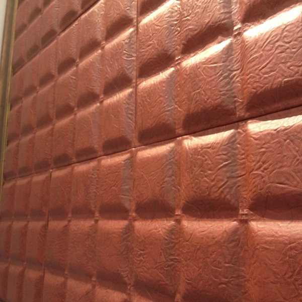 Панель leatehr 400*400 мм легкая установка на стену