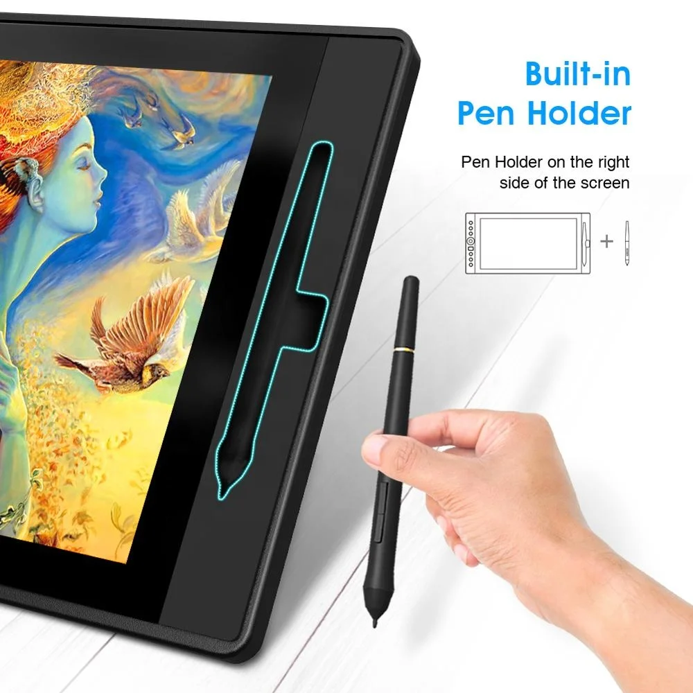 
Veikk VK1560 China factory led graphics display in electromagnetic digitizer technology graphics lcd display 1920x1080 monitor 