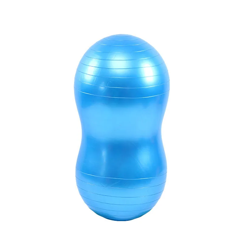 Wholesale Custom Eco-Friendly Inflatable Fitness Exercise Yoga Peanut Oval Gym Ball