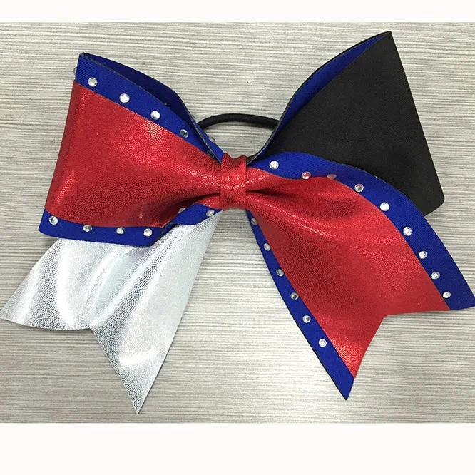 All star hair bows and cheerleading bows  for cheerleaders with factory price
