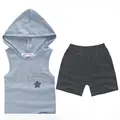 Summer Five star Hoodie Cotton Baby clothes Tops Pants Outfits Set Clothing Suit All for Kids
