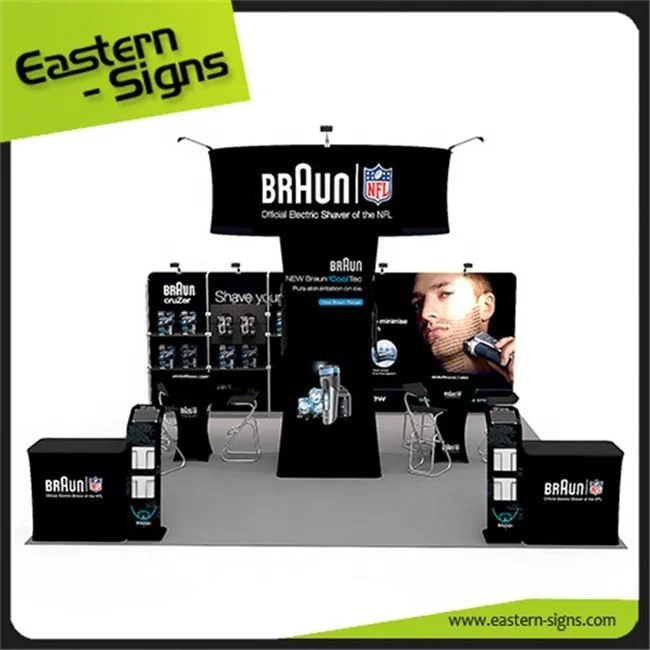 Latest tension fabric trade fashion easily set up led inflatable photo booth