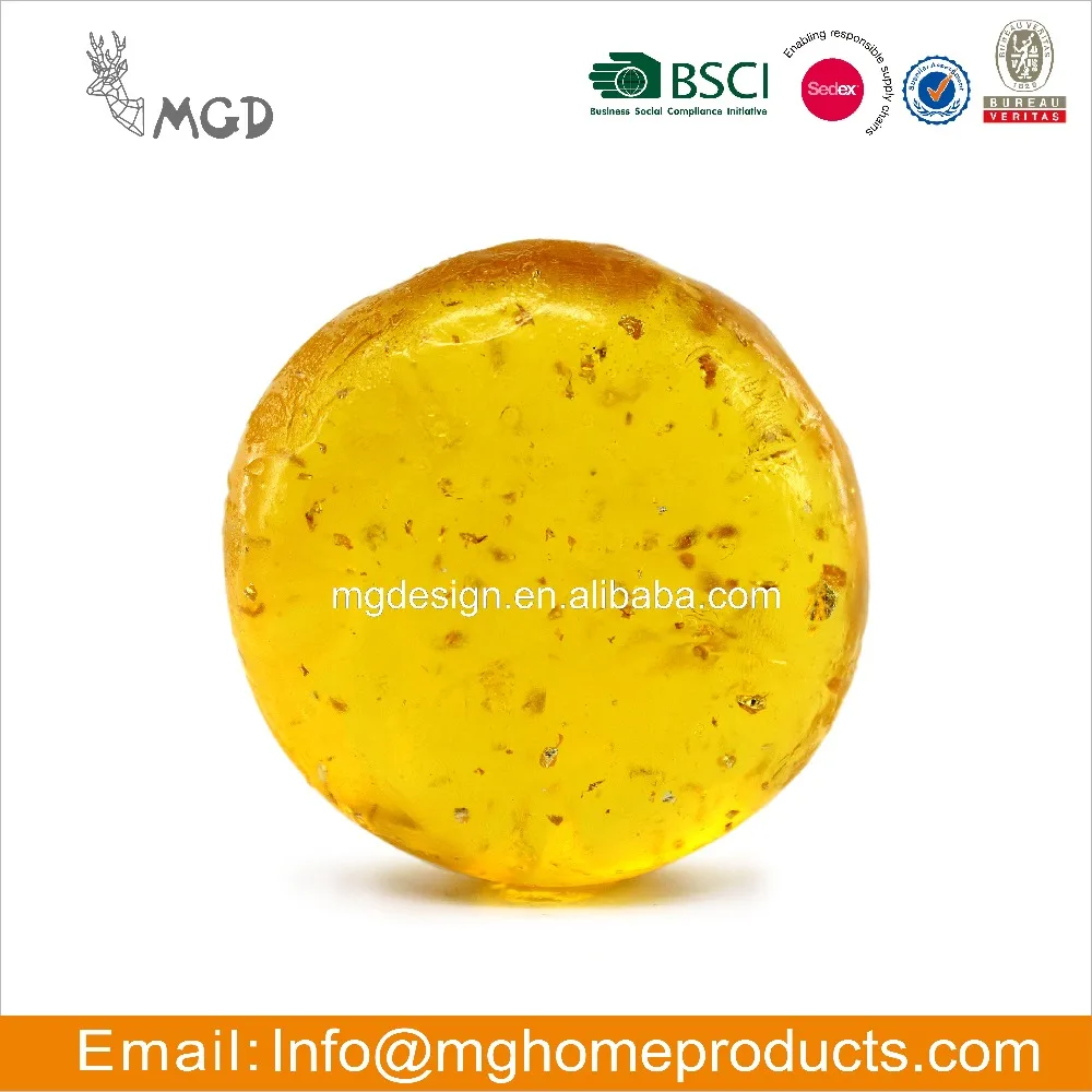 Amino Acid Edible Gold leaf soap Multifunctional Whitening soap for beauty