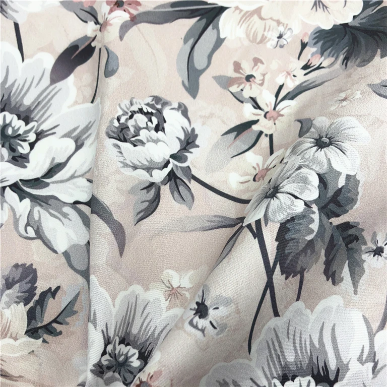 Прямая поставка с завода в Китае, саржевая хлопковая ткань с цифровой печатью на заказ