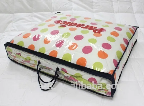 free sample! pvc clear plastic bag pillow with strap( sd- pb- 068)