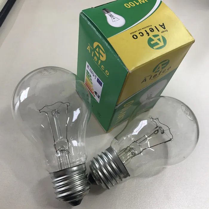 b22 e27 large incandescent light bulb 75w 100w 200w incandescent lights