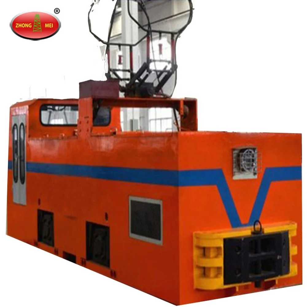 Selling Trolley Electric Locomotive CJY14/6GP 14T Underground Trolley Overhead Line