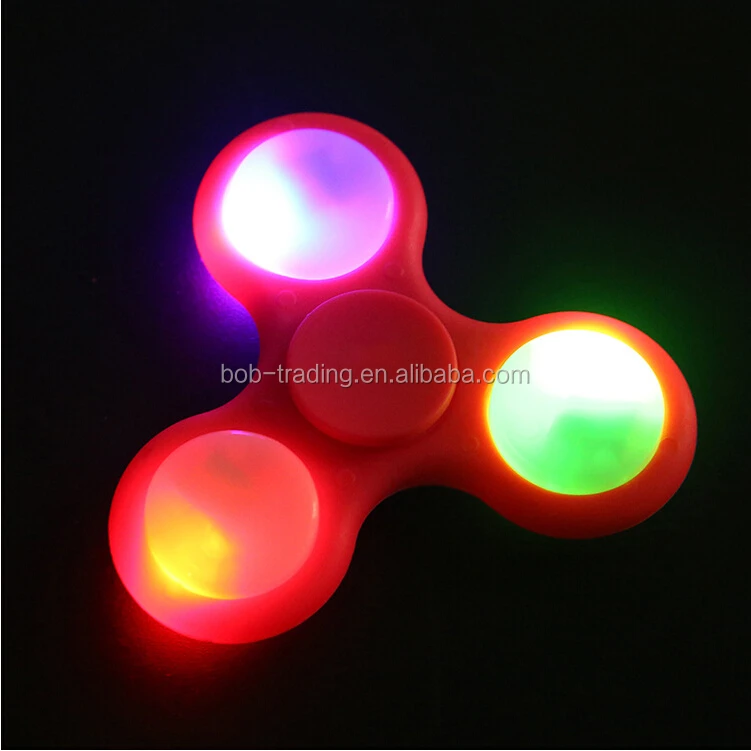 Promotion Gift LED Light Hand Spinner ABS 2 minutes Color Change Finger Spinner