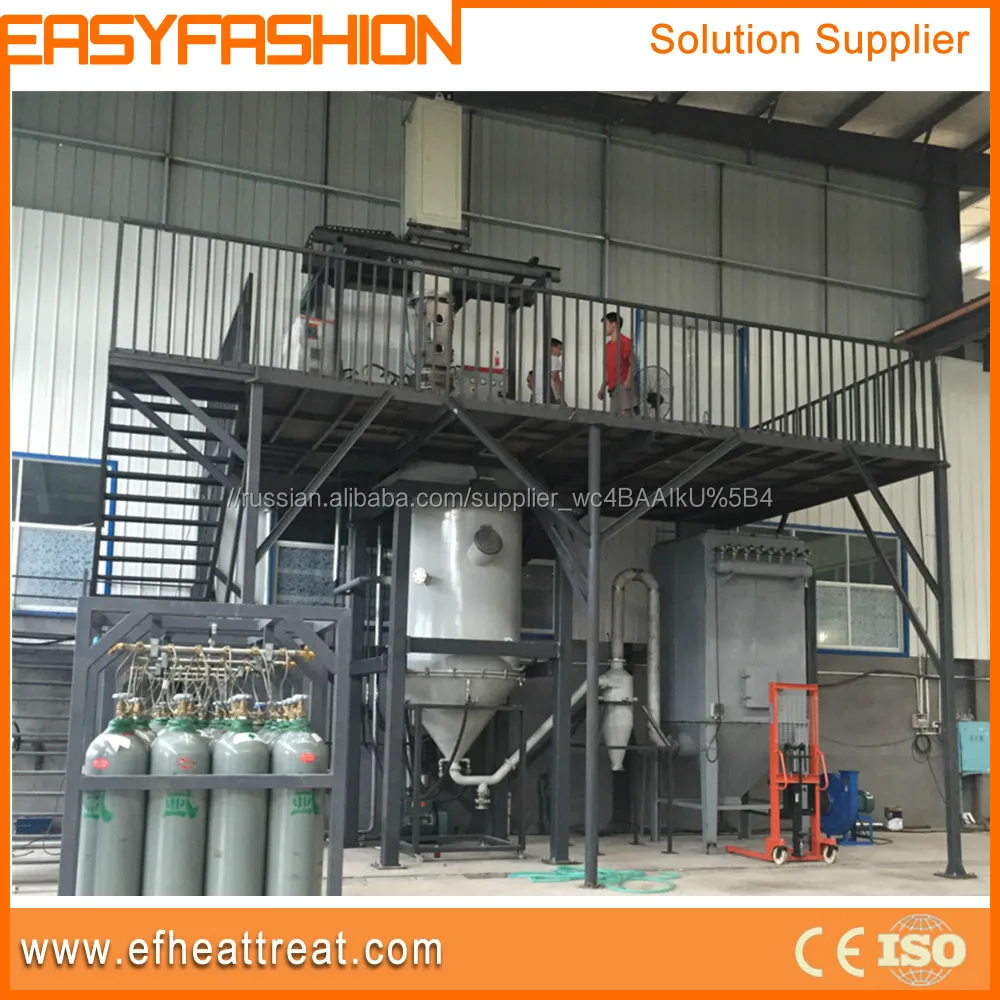 Индукционная плавка электрода с распылением газом, EIGA