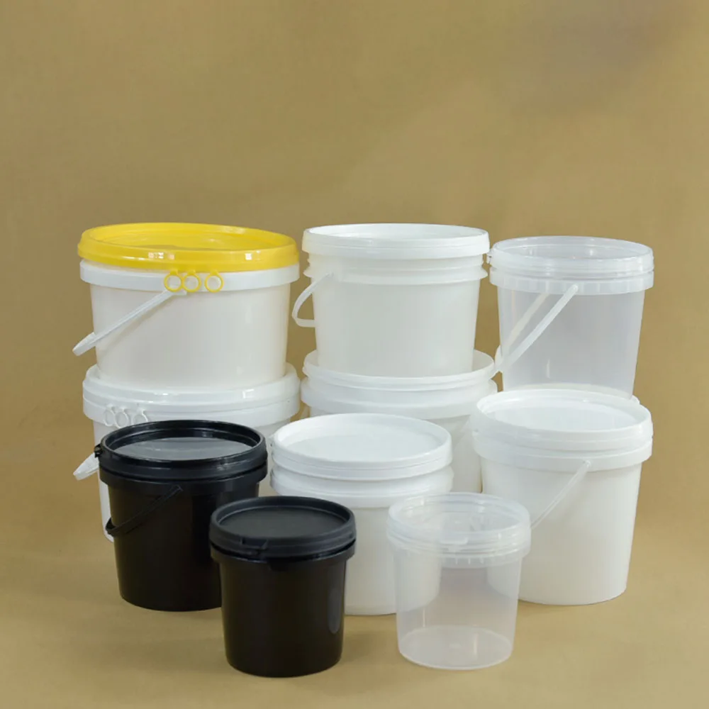
plastic water bucket with handle lids small wash bucket sand toys container 