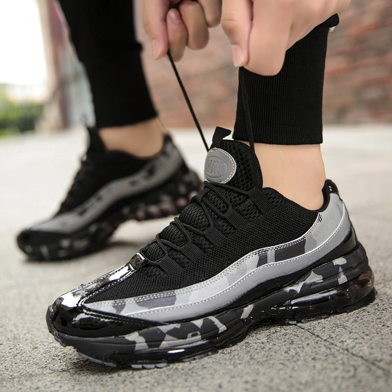 Jinjiang factory mesh air sport shoes  tennis shoes sport shoes men