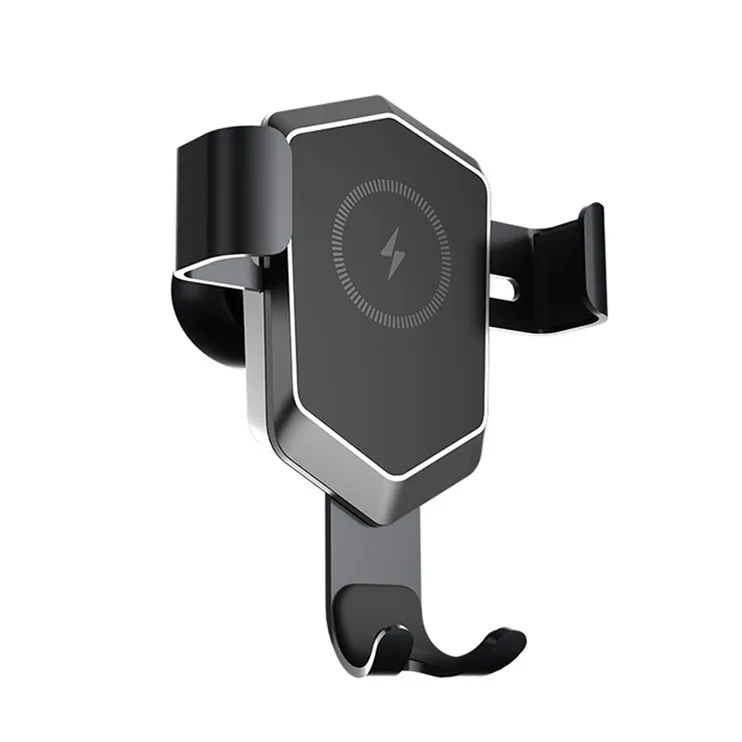 Qi Ultra SlimType-C Fast Charger Quick Charge 3.0 Car  Wireless Charger mount gravity cellphone holder charger