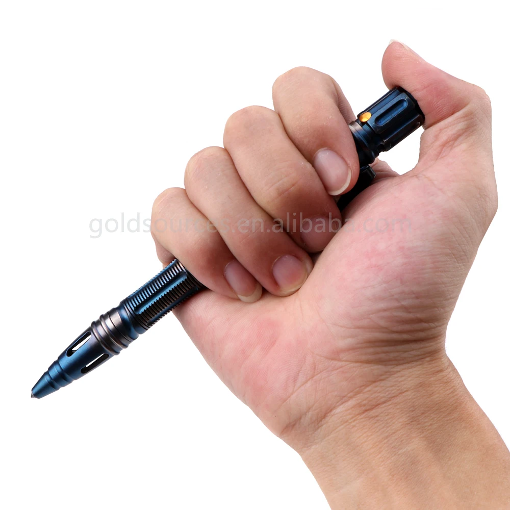 Patented multifunction tactical pen coating colorful titanium military self defense gear