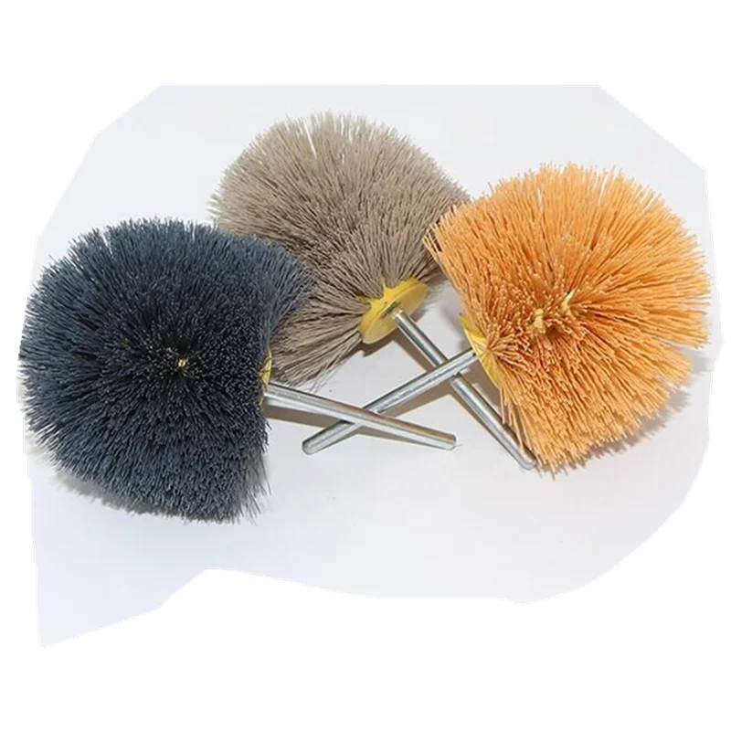 Abrasive nylon drill cleaning ball and Oval Sanding Head Abrasive Wire Grinding Brush