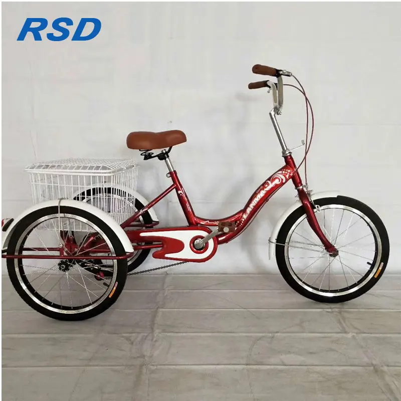 24inch non-electric cargo bike with 3 wheels , adult family cargo tricycle/lowest price trike bicycle for adult