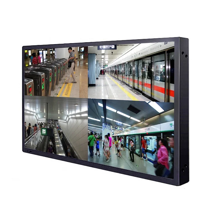 
Indoor 22 32 43 55 65 70inch LCD CCTV closed-circuit monitor with av input monitoring display equipment 