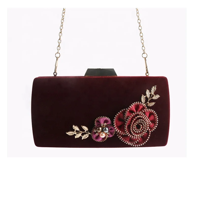Бордовый клатч-конверт через плечо из искусственной замши, вечерний жесткий чехол