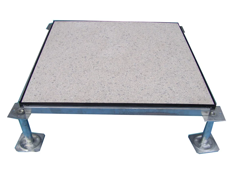 Anti-static steel raised access floor with HPL PVC Ceramic Finish tile