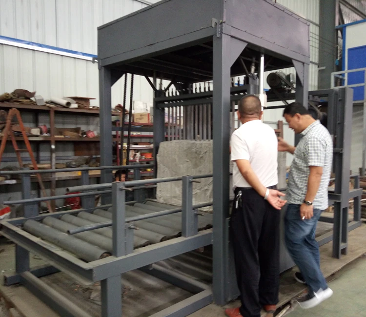 Машина для резки пенобетонных блоков,