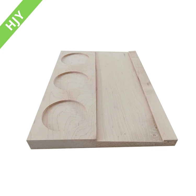 
2020 Best Sale High Quality Natural Wood Wine Tasting Stand Wine Flight Board 