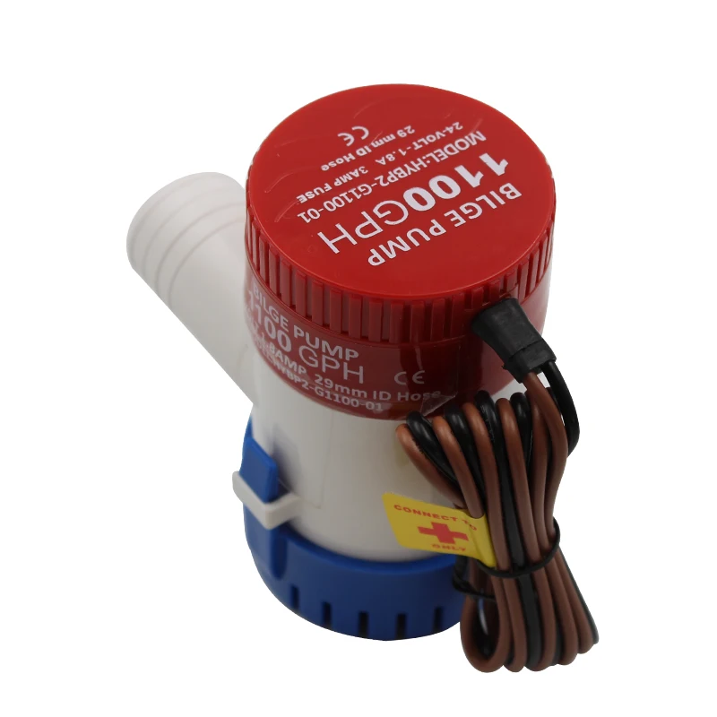 
12/24V DC Marine Boat Bilge Pump Submersible 1100GPH 