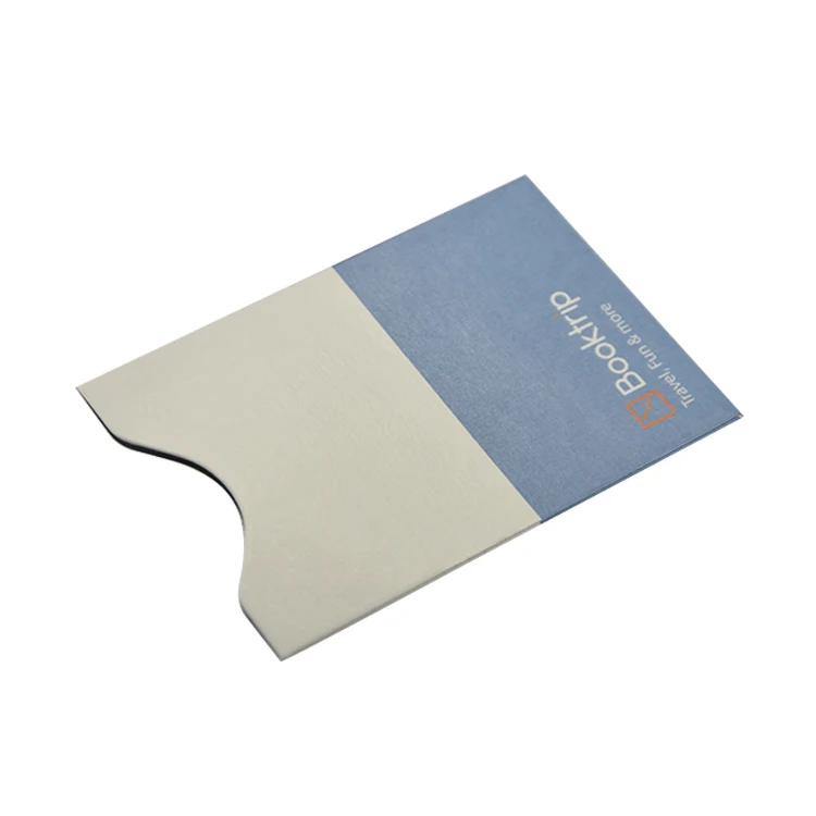 Aluminum Paper Credit Card RFID Blocking Card Sleeves RFID Blocking Sleeve Protectors