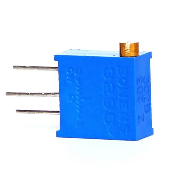 Multiturns Trimmer Potentiometer Trimming Potentiometer Multi-turn Adjustable Ceramic 1k 102 203 20k Ohm Trimpots 500k 5k 10 Top