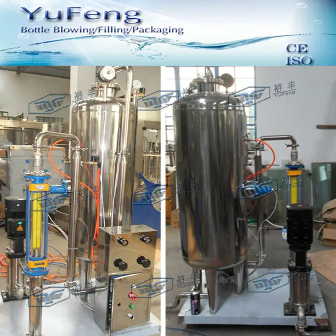 Yufeng Factory 1000L/H Automatic soda drink mixer / carbonated drink mixer