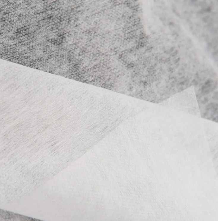 100% PES Европейский стандарт нетканый одноточечный плавкий нетканый прокладочный материал