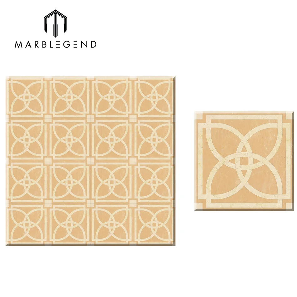 
Water Jet Marble Tiles Natural Stone Flooring 