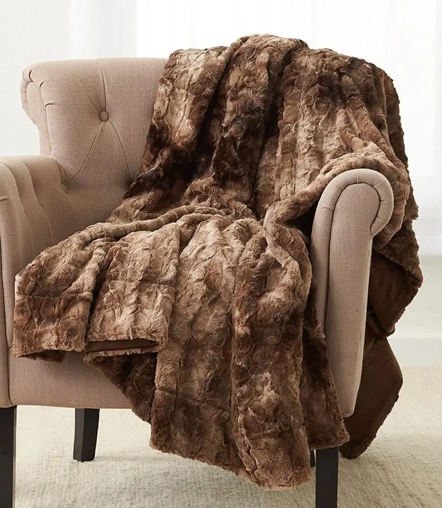 
100% Polyester Pv fur blanket ,Cozy Warmth Faux Fur Blanket ,King Blanket 