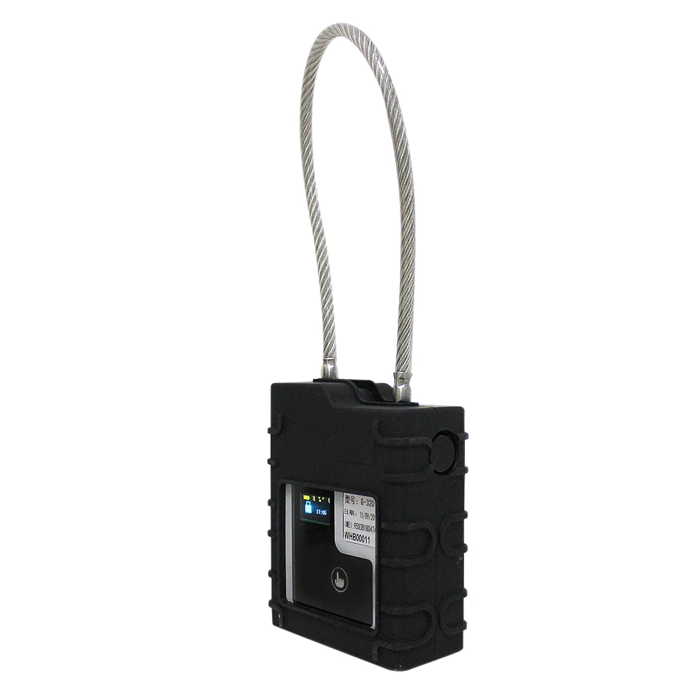 nfc trailer door e seal gps tracker hhd container lock smart security rfid gprs BT padlock with magnet