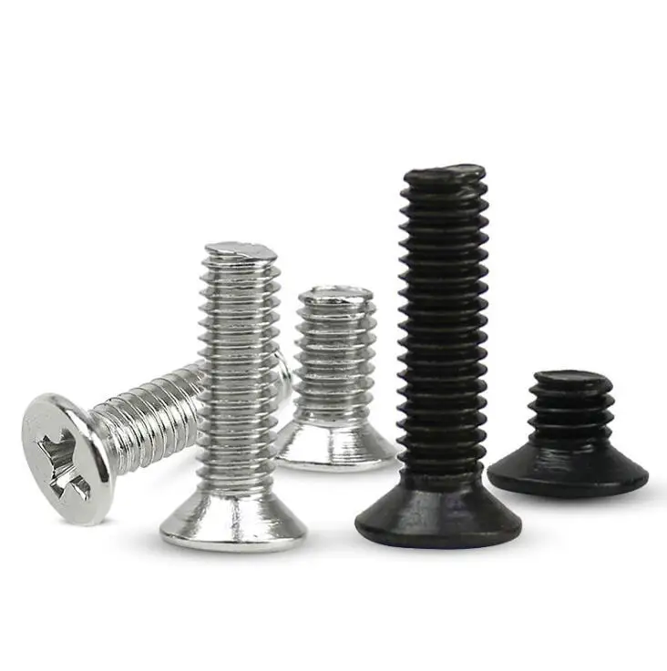 GB819/KM countersunk head machine teeth screw round head cross countersunk head screw plate mechanical screw