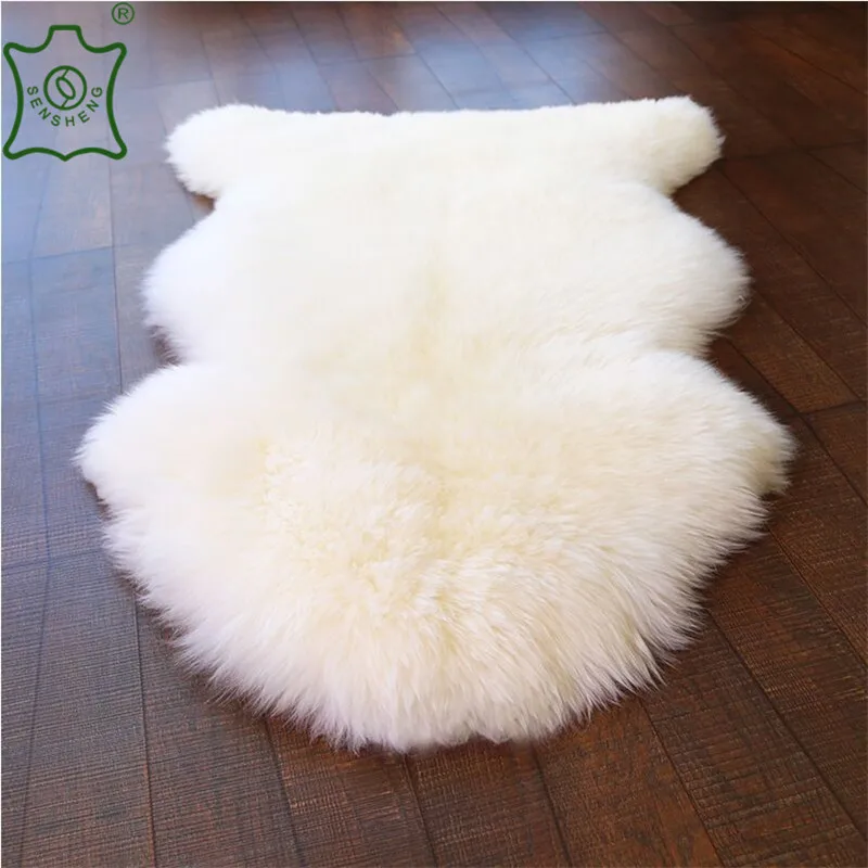 100% Real New Zealand Raw Sheepskin rug Material for clothing decoration sheepskins