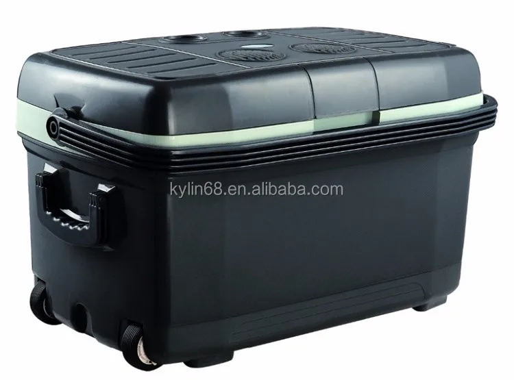 DC12v /AC220V 45L Electric Car Fridge Portable Food Cooler and Warmer Box