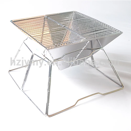 Portable Mini Stainless Steel Table Top Gas BBQ Barbecue Grills for Camping Outdoor Kitchen
