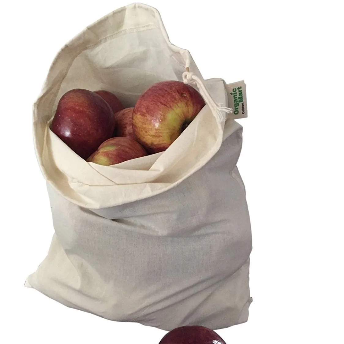 Eco Friendly Custom Printing Printed Logo Cotton Canvas Pouch Packing Packaging Drawstring Draw String Pouch