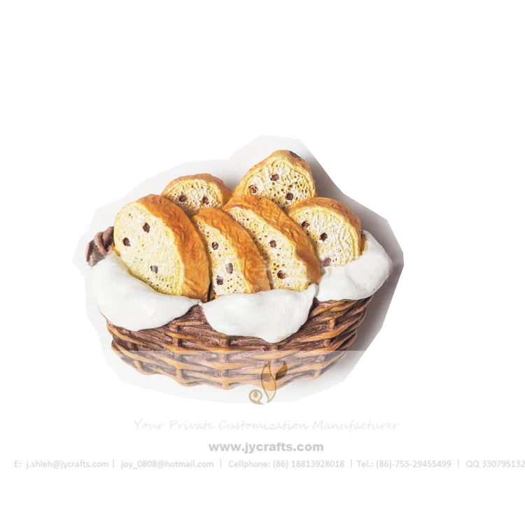 Fake Food Baguette Bread Resin 3d Fridge Magnet for Kitchen Decor